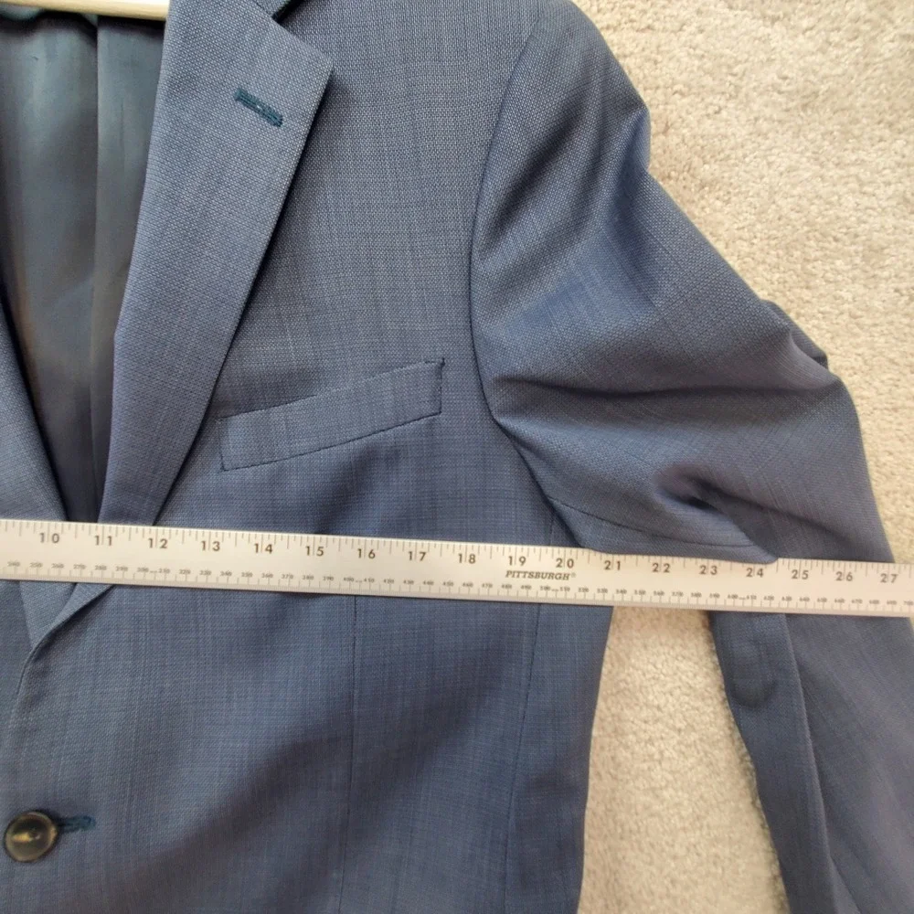 Hart Schaffner Marx Mens 42R Blue Two Button Suit‎ Jacket Blazer Sport Coat